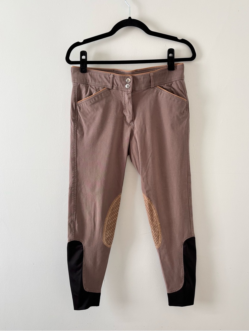 Dover Saddlery Wellesley Full Seat Breech Piping Bottoms Ankle Crop Equestrian